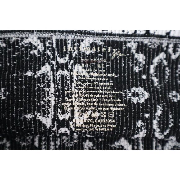 Intimately Free People Women Sz M/L White/Black Snake Print Adrienne Bandeau Top - Picture 3 of 4